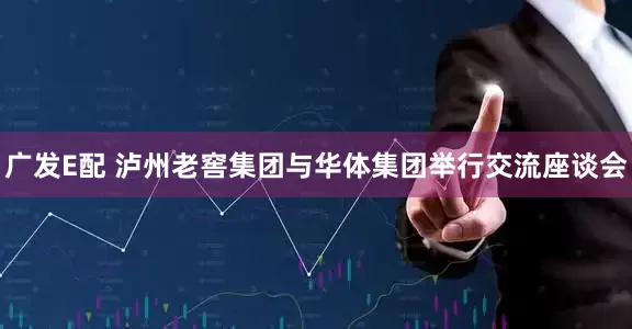 广发E配 泸州老窖集团与华体集团举行交流座谈会